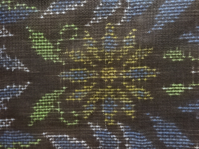 Japanese Kimono / Tsumugi Silk